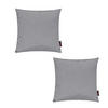 KISSENHÜLLE 2er Set Fino uni 50/50 cm - Grau, Textil (50/50cm) - Magma Heimtexx