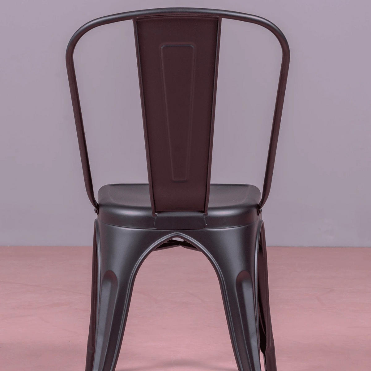 STAHLSTUHL Metall Schwarz - Schwarz, Metall (44/85/55cm) - Nest Dream