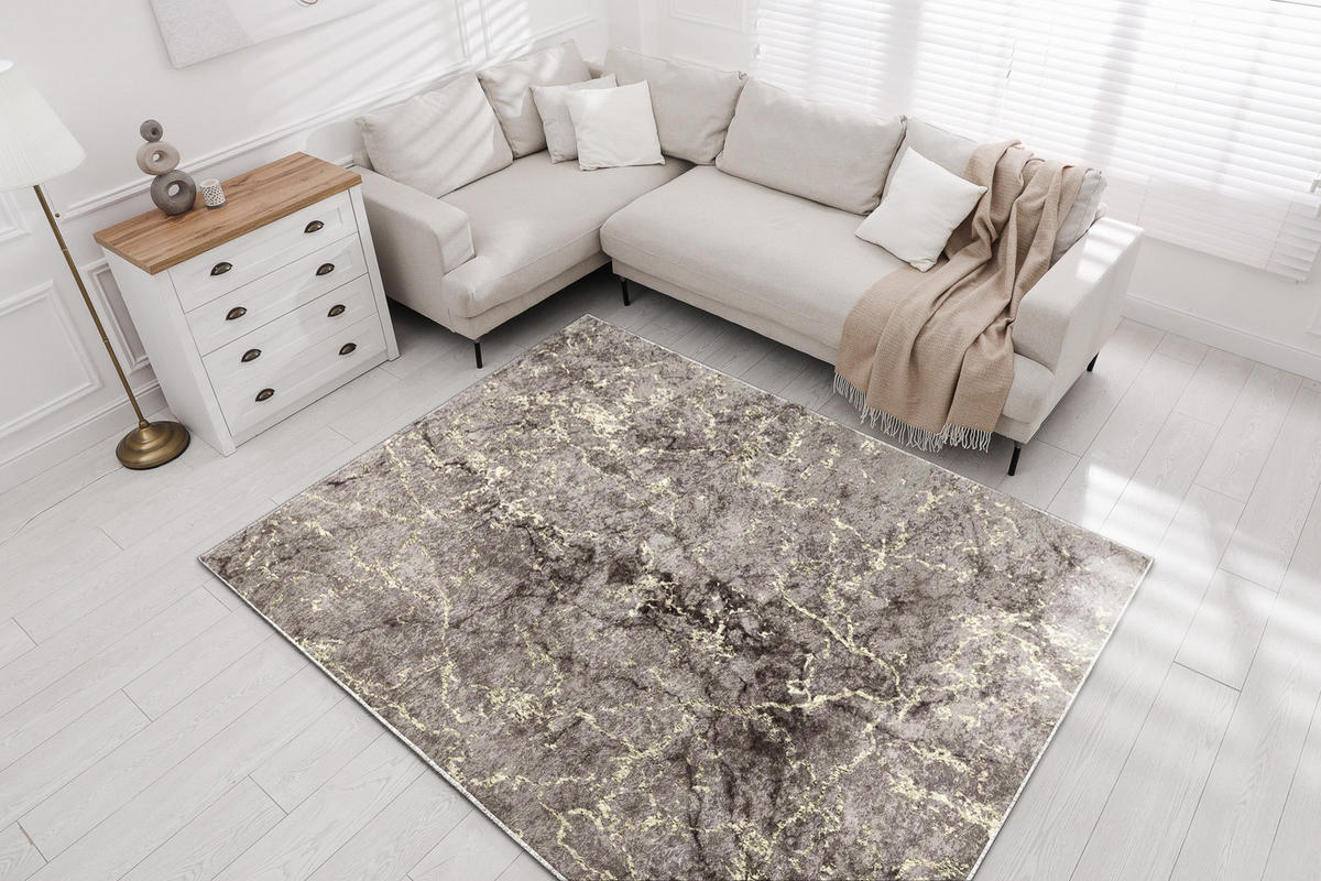 TEPPICH Miro 160/220 cm - Grau, Textil (160/220cm) - rugsX