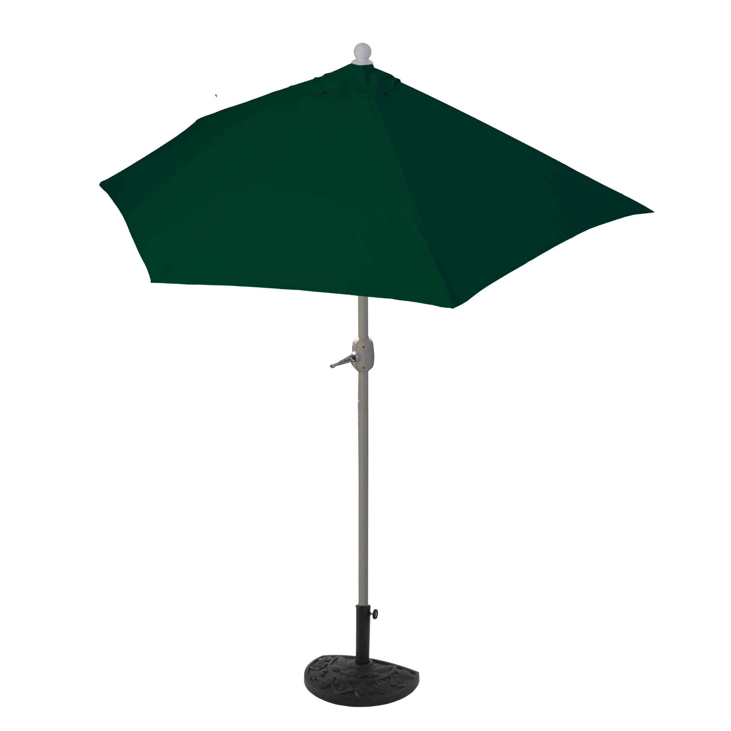 SONNENSCHIRM I HALBRUND UV 50+ Grün - Grün, Textil (260/135cm) - MCW