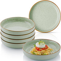 PASTASCHALEN SET RIO MINZE - 6 teilig aus Steingut - Grün, Stein (26cm) - Sänger