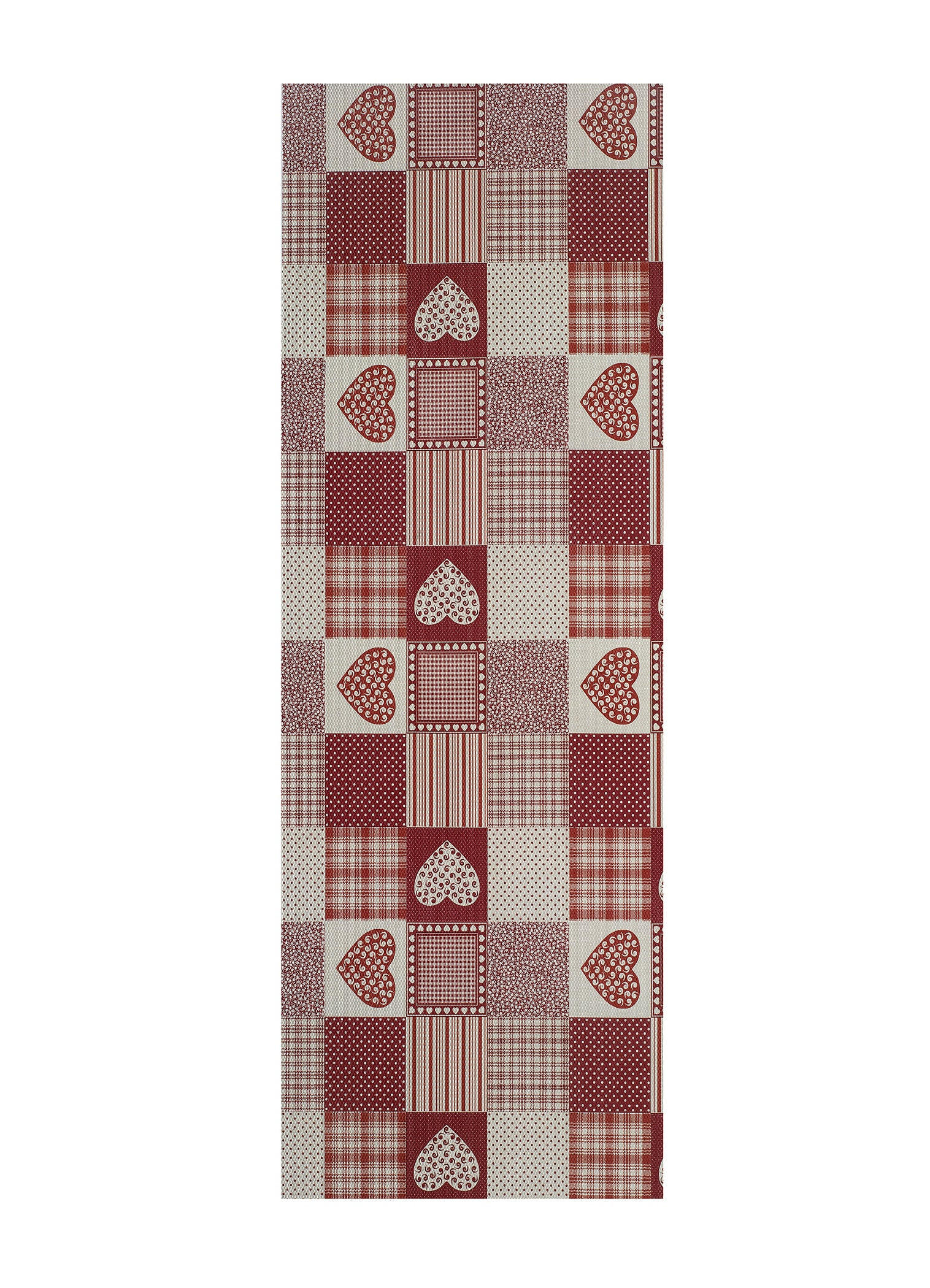 Atticgo Küchenläufer Rot 48x200 cm