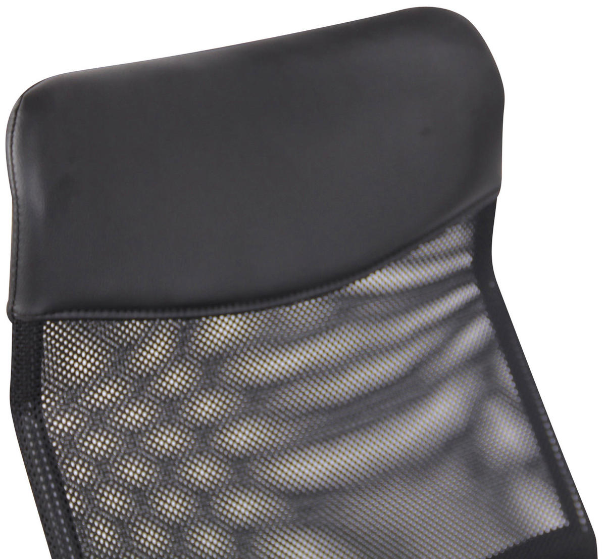DREHSTUHL Microfaser schwarz - Chromfarben/Schwarz, Kunststoff/Textil (60/108/64cm) - CLP
