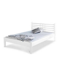 METALLBETT Mia / 160 x 200 cm / weiss - Weiß, Metall (160/200cm) - BED BOX