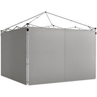 SEITENWÄNDE DE-12619 295/195 cm 2er-Set für 3x3/3x6 m Grau - Grau, Textil (1/195/295cm) - ComfortXL