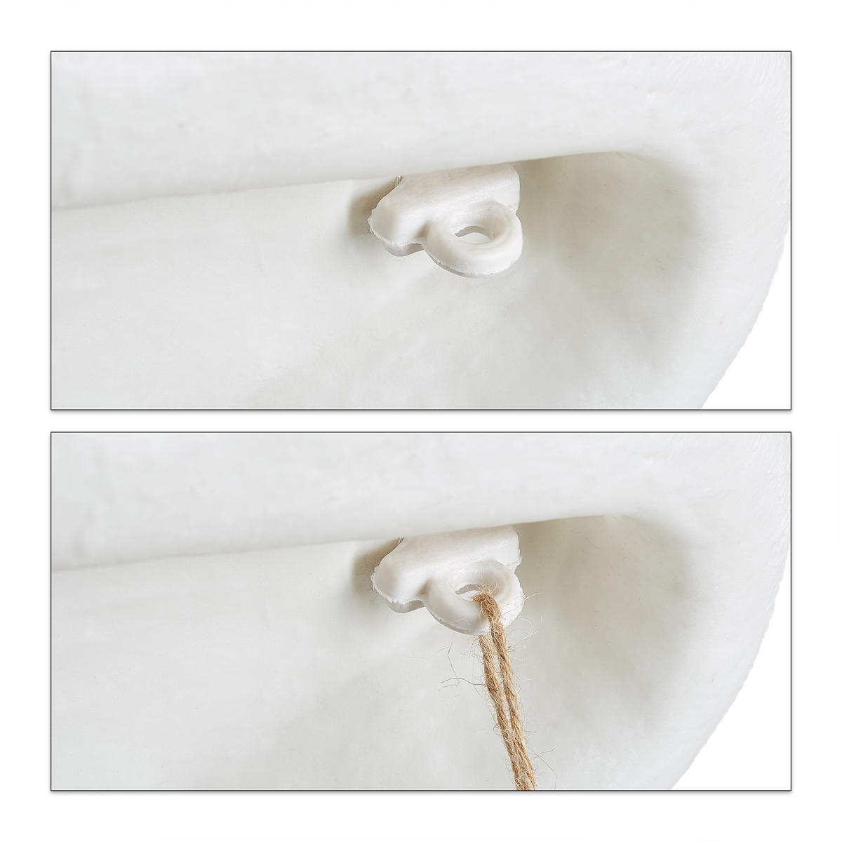 GARTENDEKO Schwan - Weiß, Kunststoff (81/42.5/34cm) - Relaxdays