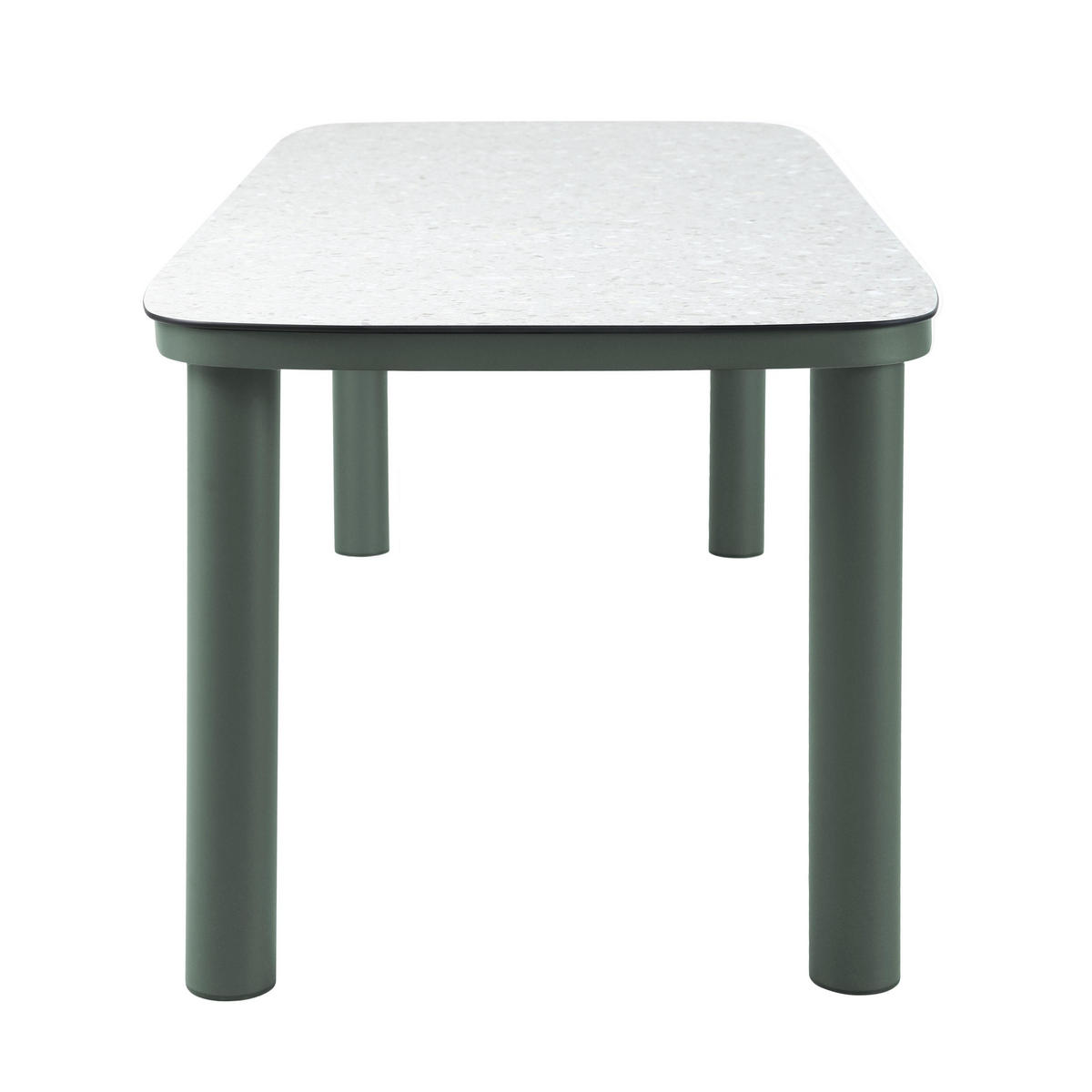 GARTENTISCH, Grün - Grün, Metall (213/90/75cm) - Oviala