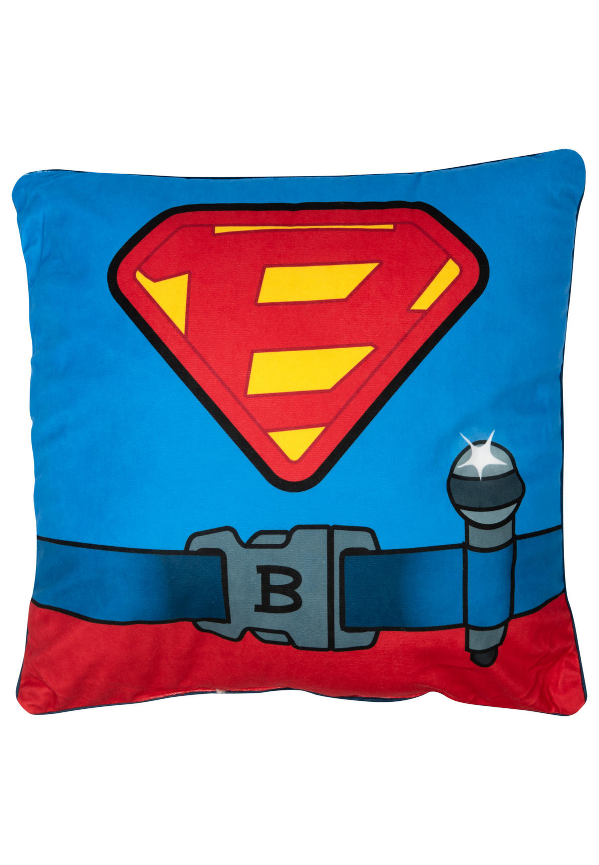 ZIERKISSEN DC Comics Superman Mehrfarbig 40 x 40 cm - Blau, Textil (40/40cm) - United Labels