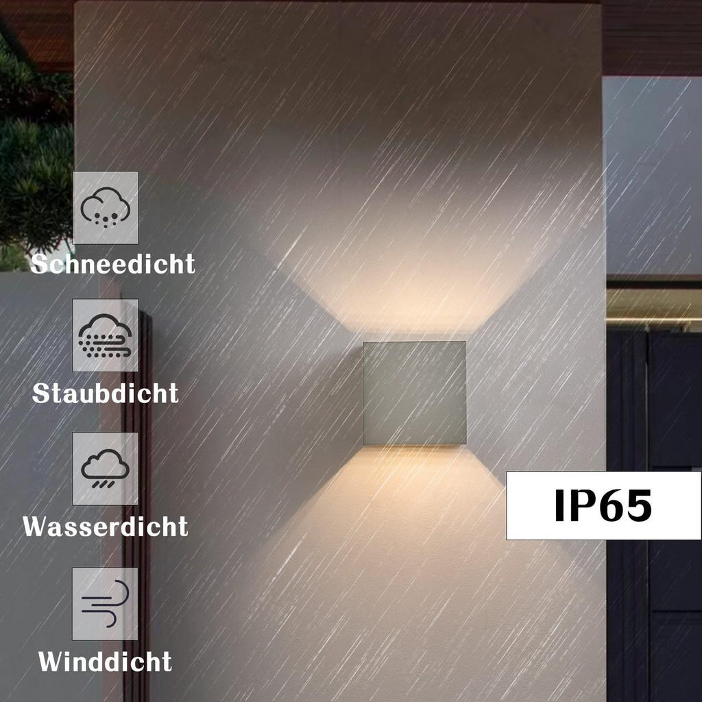 Thumbnail - Nettlife Wandleuchte, Grau, Metall, G9, 10x10x10 cm, Lampen & Leuchten, Innenbeleuchtung, Wandleuchten
