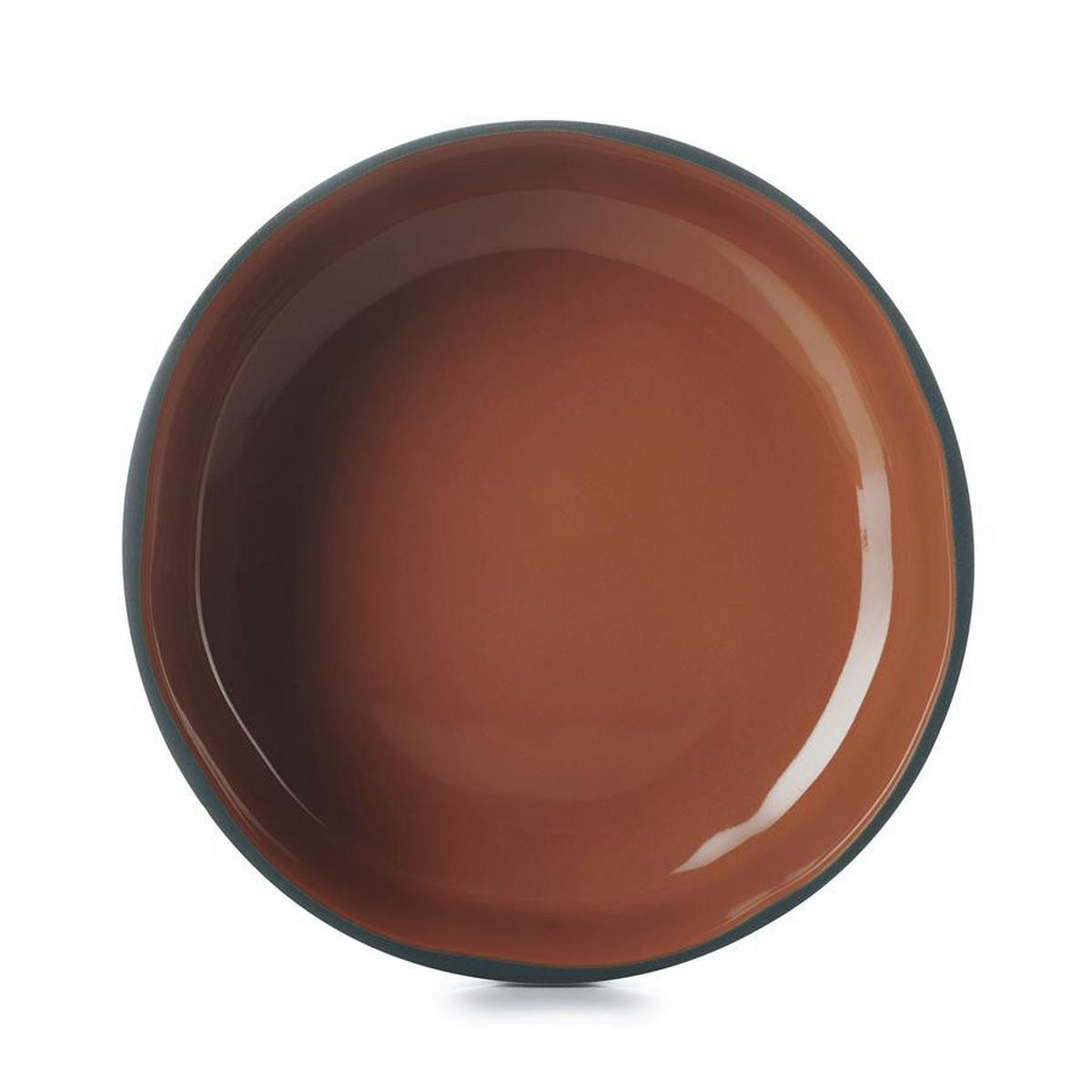 SCHALE / TELLER CARACTERE 14 cm Zimt - Braun, Keramik (14cm) - Revol Porcelaine France