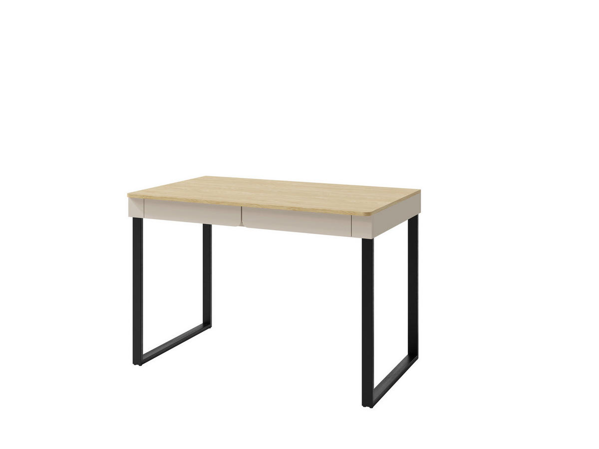 SCHREIBTISCH MURO 125x63x74,5 cm Bürotisch Computertisch, Beige - Beige, Holzwerkstoff (63/125/74.5cm) - MASSENO