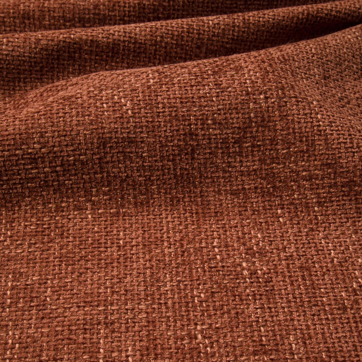 SOFA 4-SITZER Rastervelours Terracotta 230cm - Terra cotta, Textil (230/74/90cm) - Sia Home