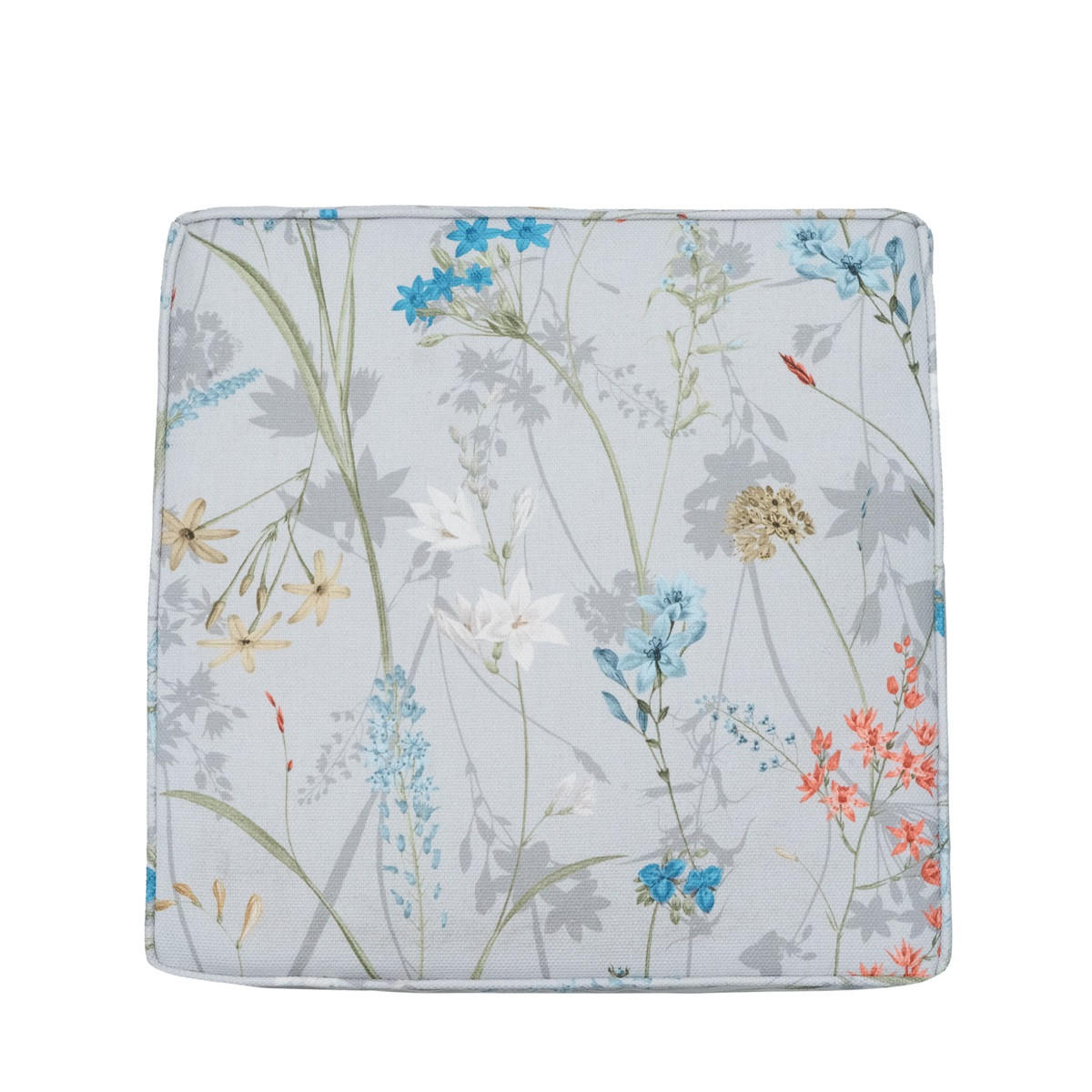 SITZKISSEN Donna 40/40 cm 4er-Set - Multicolor/Hellblau, Textil (40/7/40cm) - Madison
