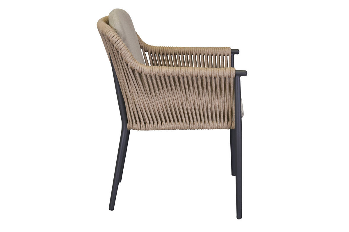 GARTENSTUHL Balu 2, Metall, Beige - Beige, Metall (59/78.5/61cm) - dasmöbelwerk