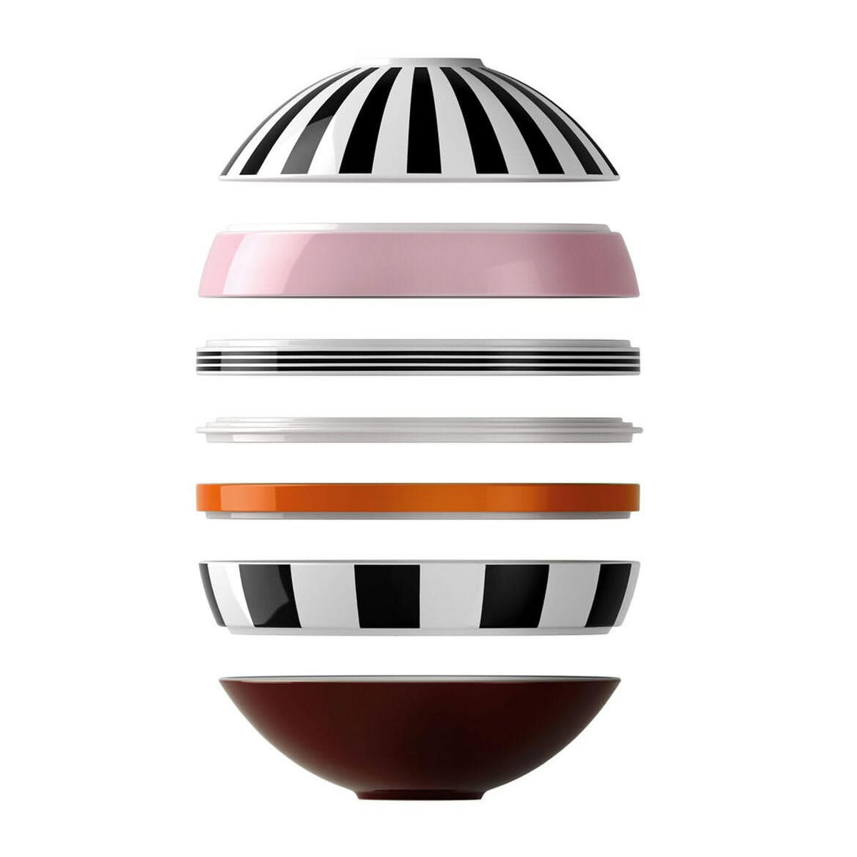 GESCHIRRSET La Boule - Memphis - 7-teilig - Multicolor, Keramik (2/24/24cm) - Villeroy & Boch