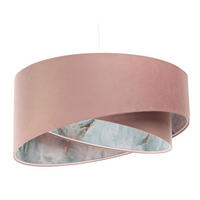 HÄNGELEUCHTE Bunt 50/23 cm - Pink, Kunststoff (50/1.3/23cm) - ONZENO
