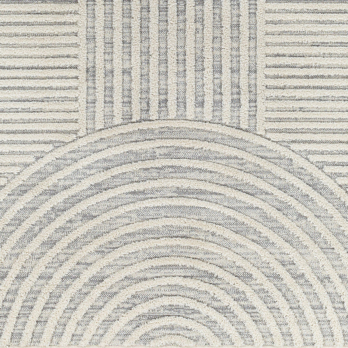 KURZFLORTEPPICH Matilda 160/213 cm Hellgrau - Hellgrau, Textil (160/213cm) - LIVABLISS