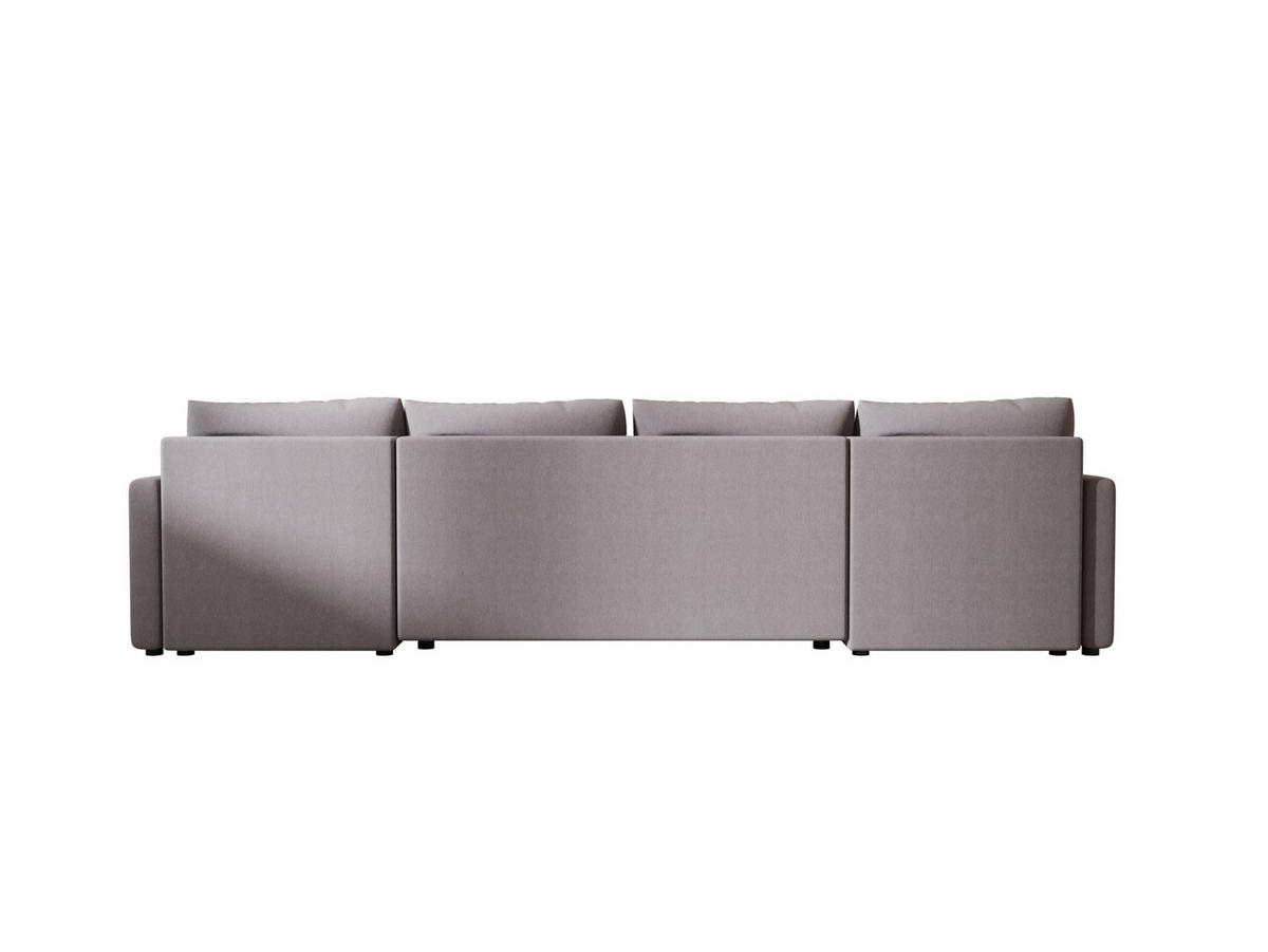 ECKSOFA MOS U BIS Cosmic 160 mit Schlaffunktion - Grau, Textil (285/85/140cm) - Bedante