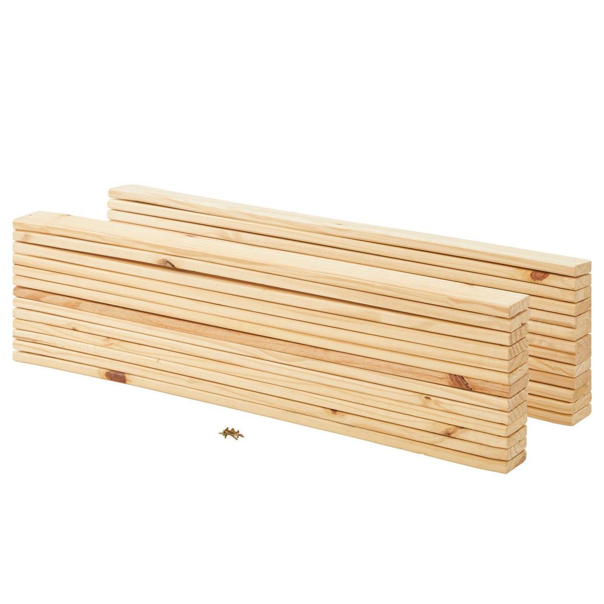 LATTEN-/ROLLROST 90X200 CM - Naturfarben, Holz (90/196/2cm) - IDIMEX