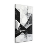 LEINWANDBILD 3D und geometrisch 40x80cm - Grau, Textil (40/80cm) - Feeby