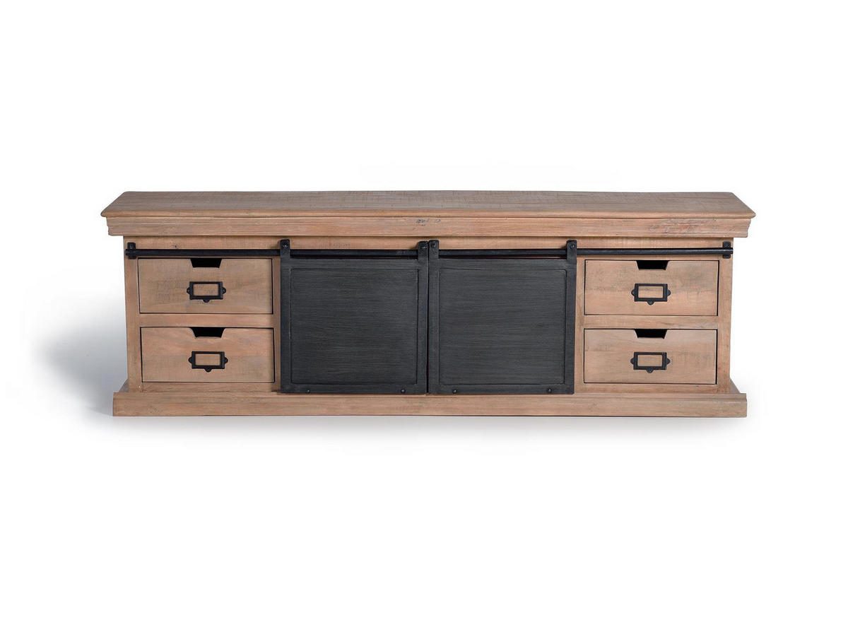 TV-SCHRANK aus Holz - Braun, Holz (170/55/40cm) - Giner y Colomer