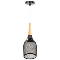 LAMPE aus Metall, schwarz, 14x35cm - Schwarz, Metall (13.5/13.5/35cm) - Wanderlust