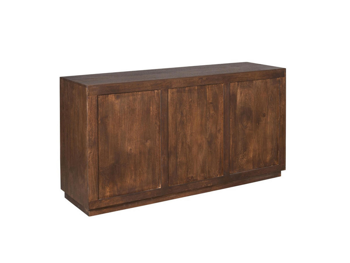 SIDEBOARD Leuven Mangoholz 150 cm / 45 cm Braun - Braun, Holz (150/80/45cm) - Villa Möbel
