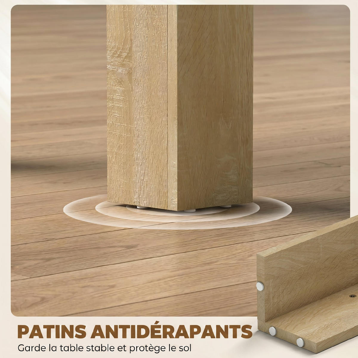 ESSTISCH Eichefarben Weiß Zweifarbig 120/69/75 cm - Eichefarben, Holz (69/120/75cm) - PANGIVO