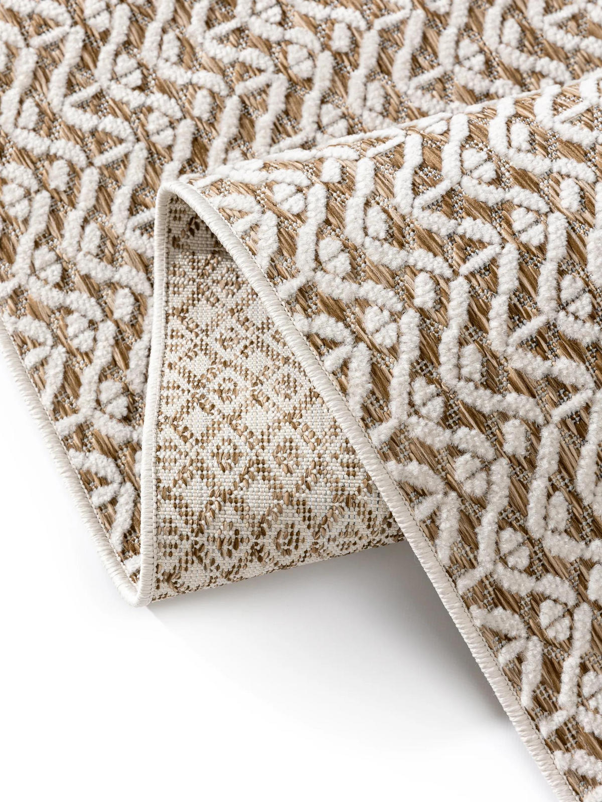 OUTDOORTEPPICH Kaleo Cream/Beige 120x170 cm - Creme, Kunststoff (120/170cm) - benuta