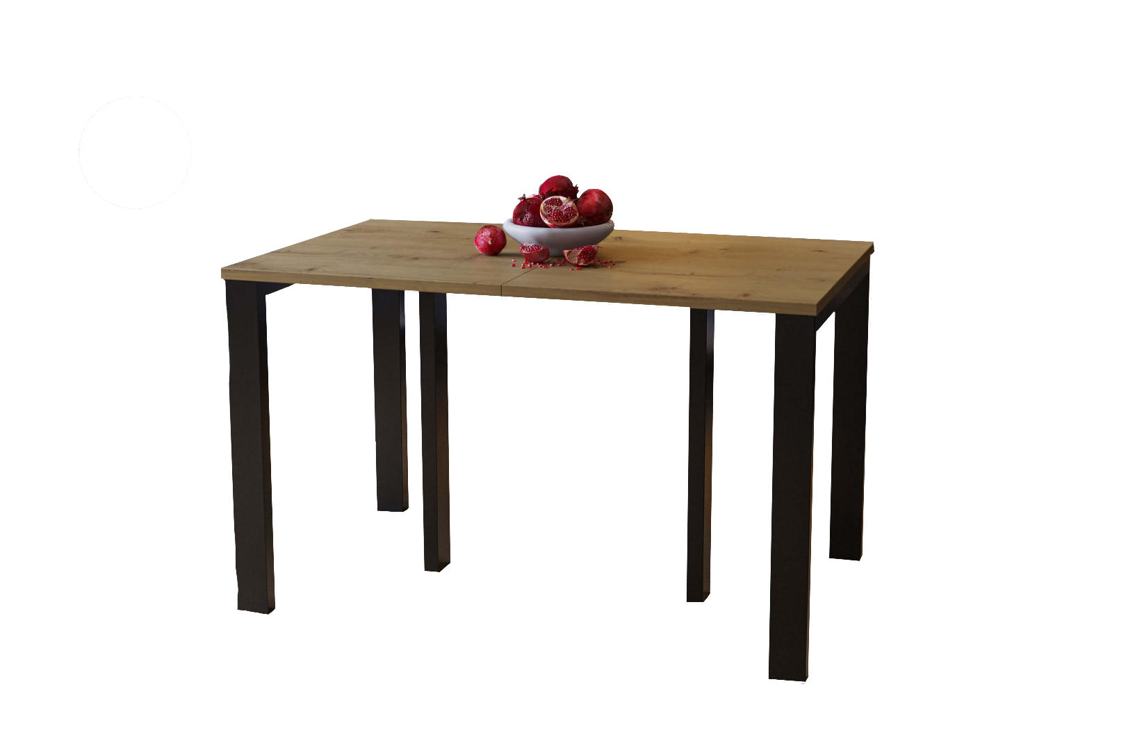 Endo-Moebel Esstisch Eiche Artisan 80x76x130 cm