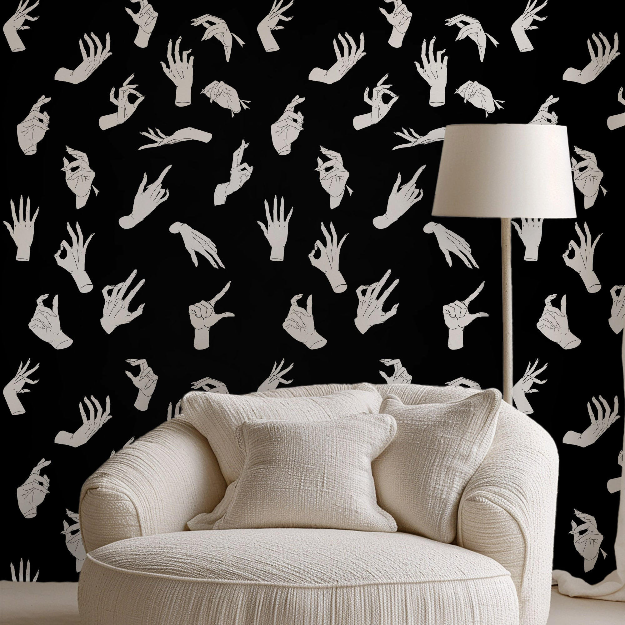 Wallpapers4Beginners Tapete Schwarz 200x280 cm
