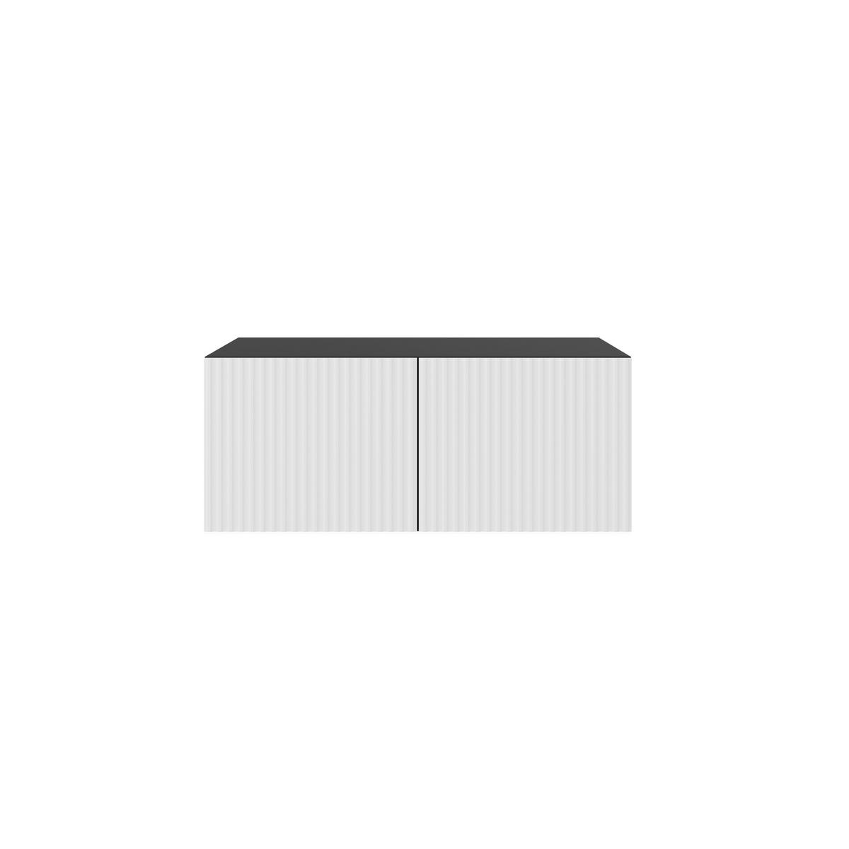TV-SCHRANK NOE - Schwarz/Weiß, Holzwerkstoff (100/41/40cm) - Meblini