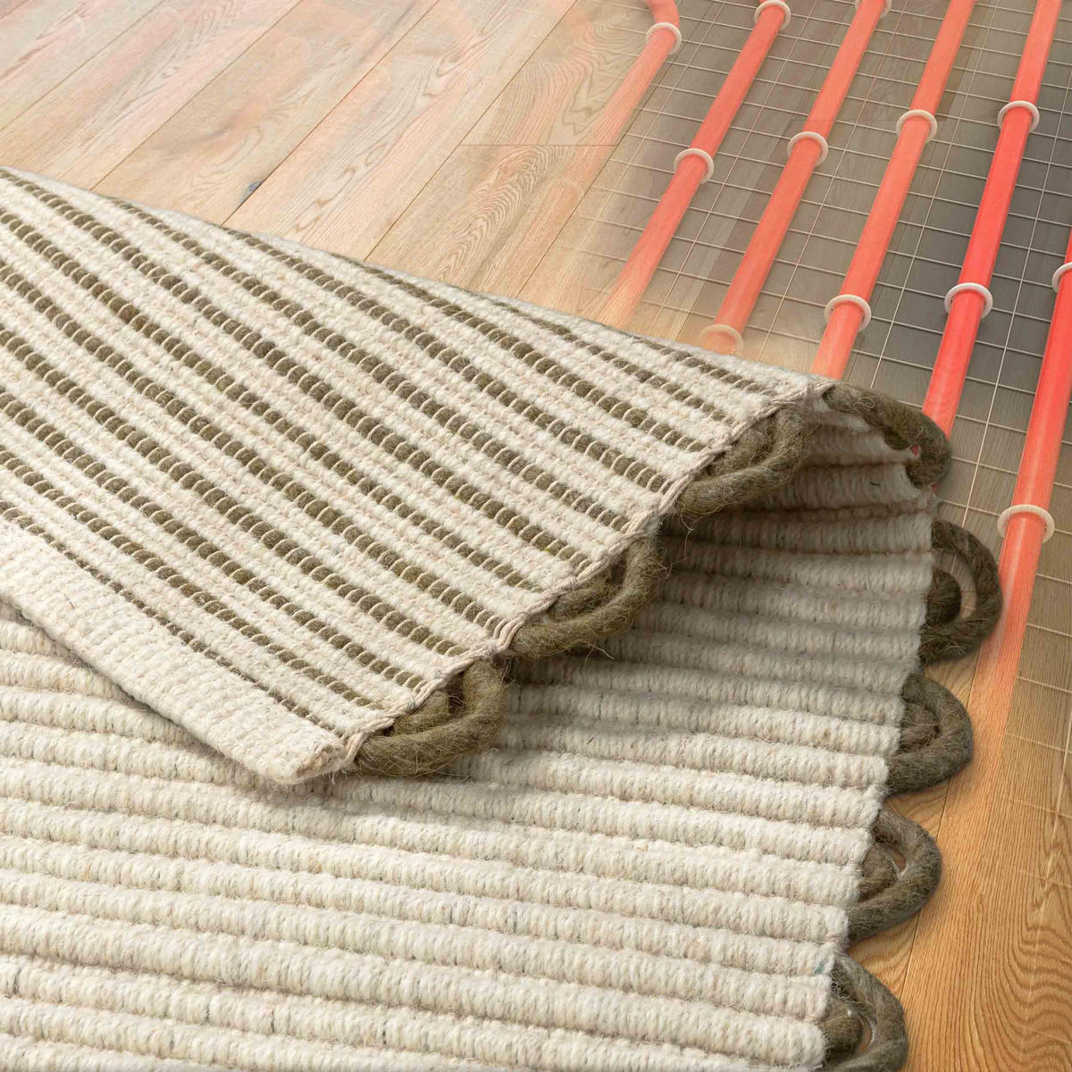 KOBEREC s krátkym vlasom OMIRA - krémová, textil (120/170cm) - Schöner Wohnen