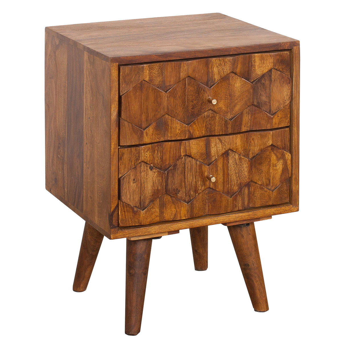 COUCHTISCH MYSTIC LIVING Sheesham rechteckig Natur 40cm - Braun, Holz (35/40/56cm) - riess-ambiente