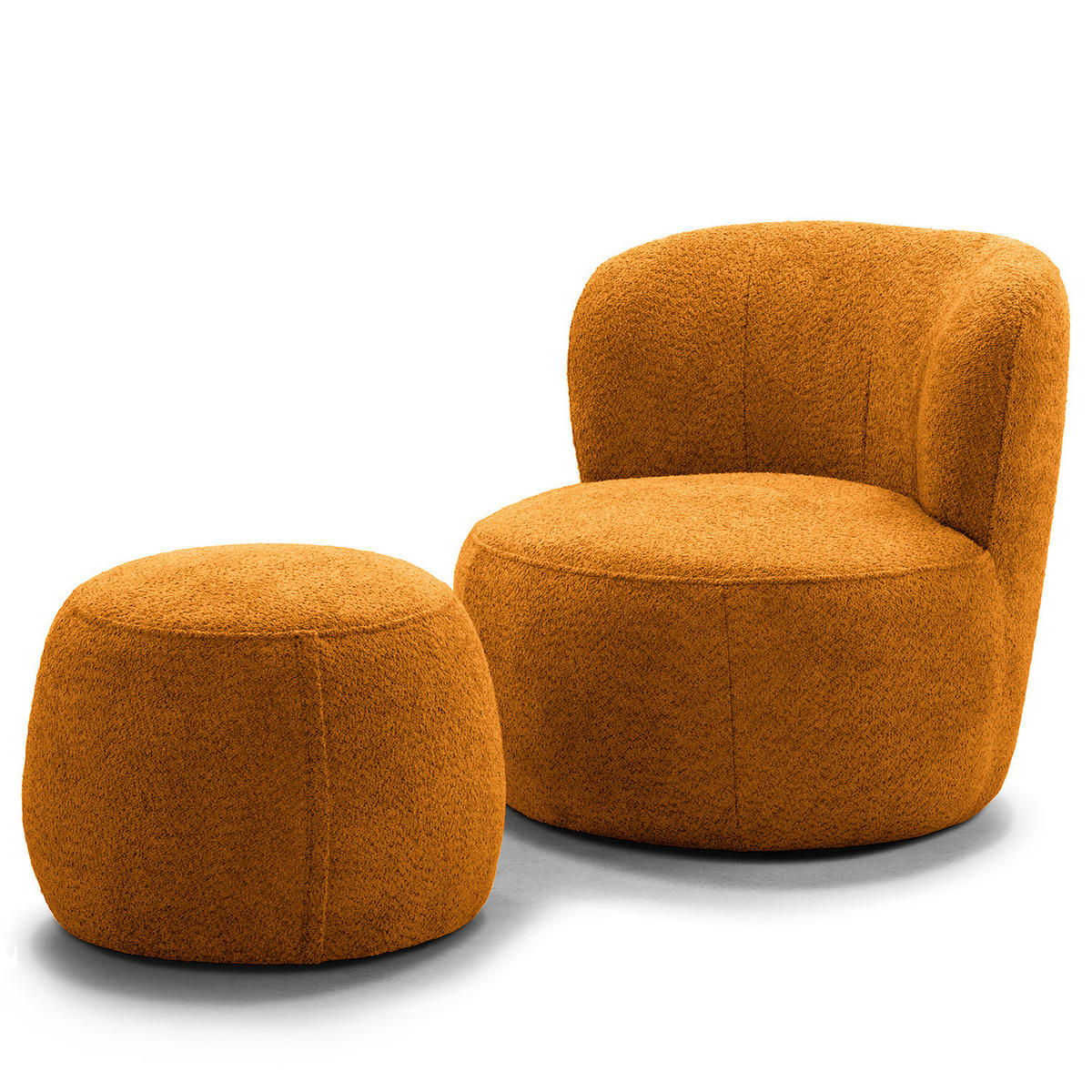 SESSEL - Gelb/Schwarz, Kunststoff/Textil (78/75/84cm) - home24