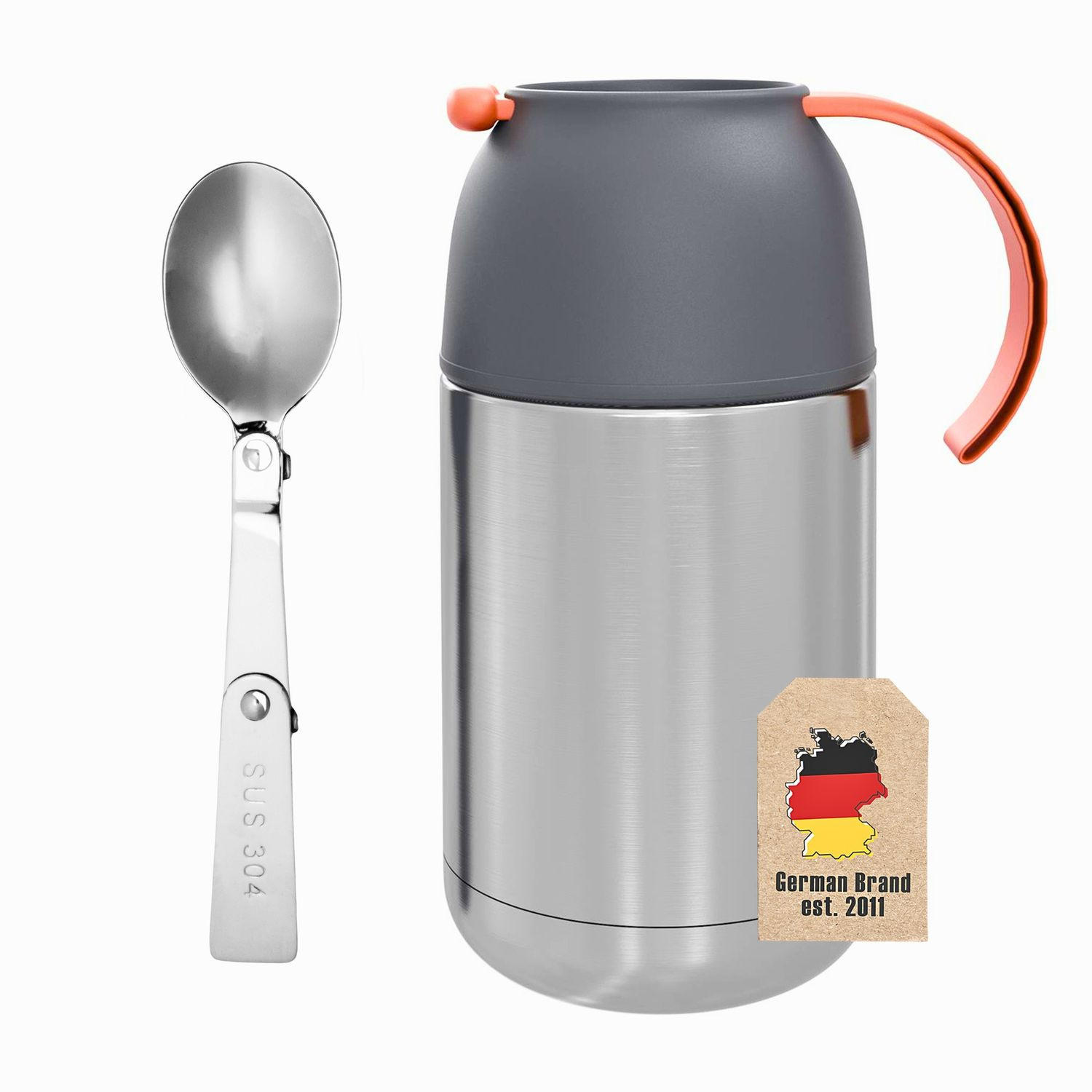 Intirilife Thermobehälter Grau