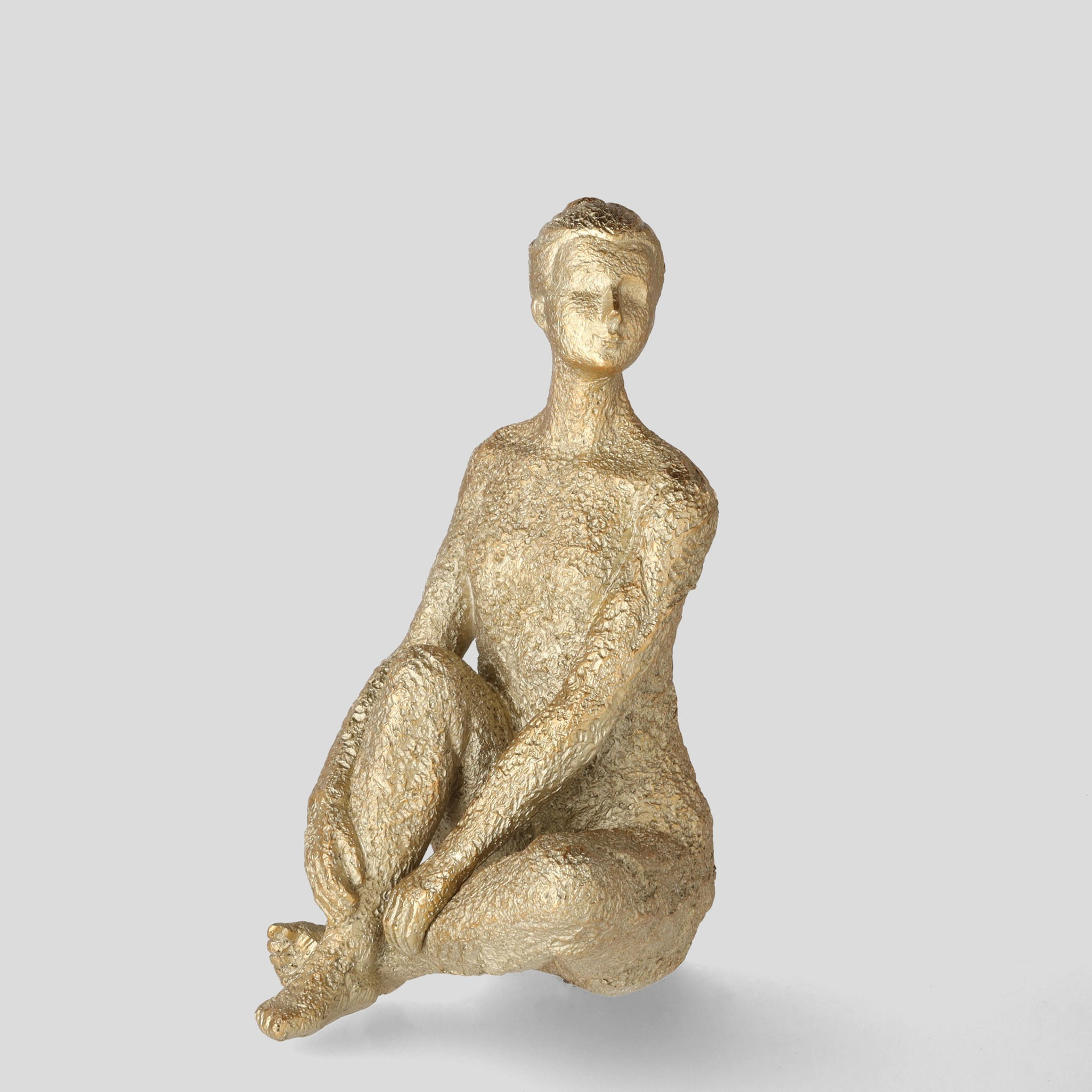 FIGURINE Zentra - Goldfarben, Kunststoff (13.5/27/19cm) - home&you