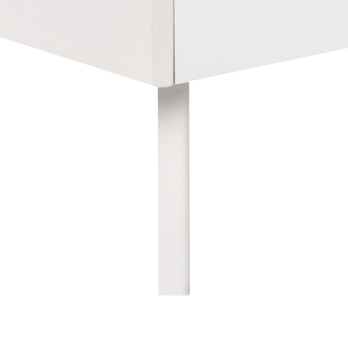 BETT mit Lattenrost 180x200 cm Weiß Berric - Weiß, Holzwerkstoff (180/200cm) - Beliani