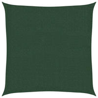 SONNENSEGEL 160 g/m² Dunkelgrün 2,5x2,5 m HDPE - Grün, Textil (250/250cm) - furnicato