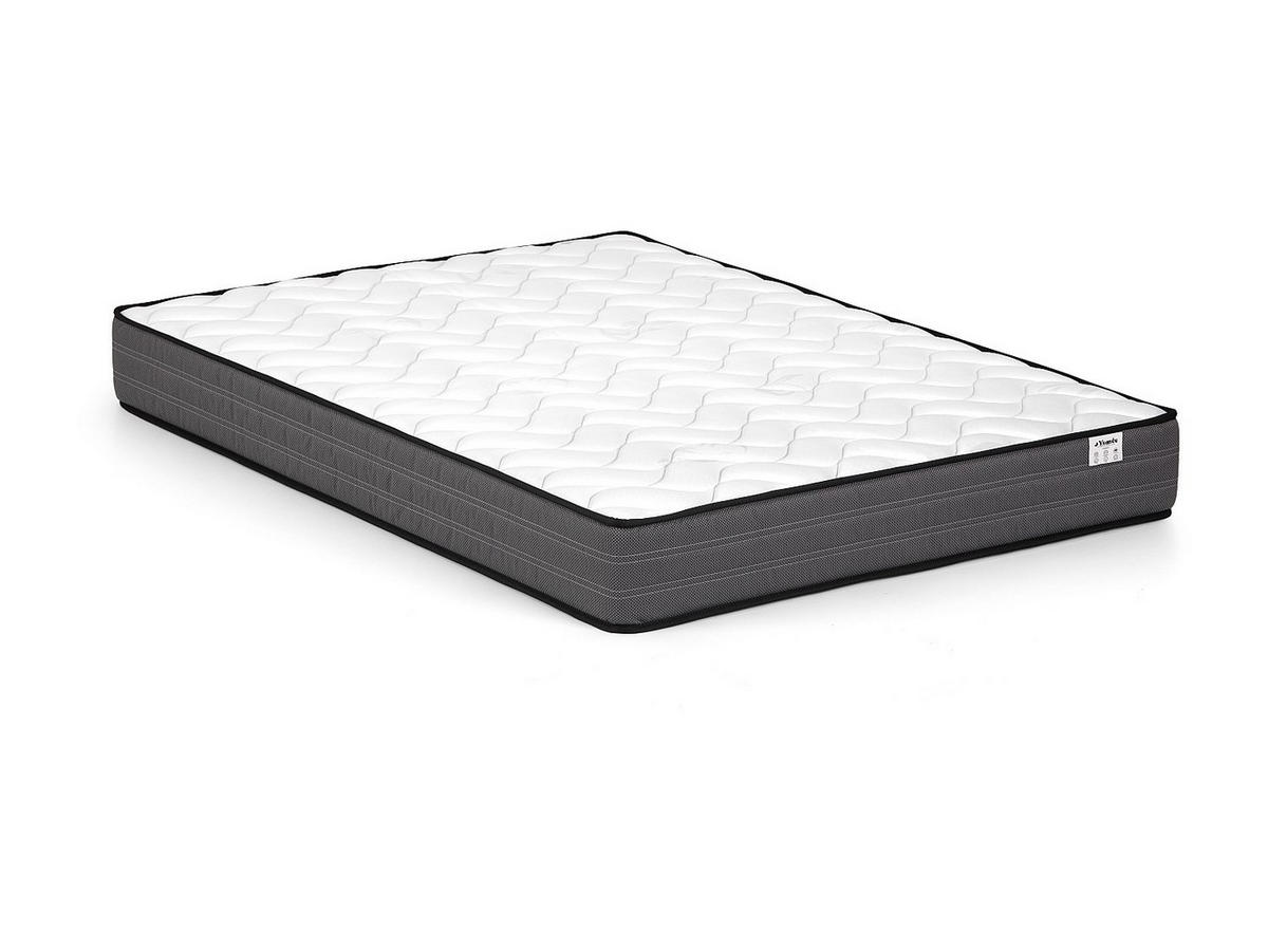 STANDARDMATRATZE - 2 Personen - Stoff - Weiß - - Weiß, Textil (160/200cm) - Vente-Unique