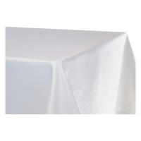 TISCHDECKE Leinenoptik 110/140 cm eckig Weiß - Weiß, Textil (110/140cm) - TiborTex