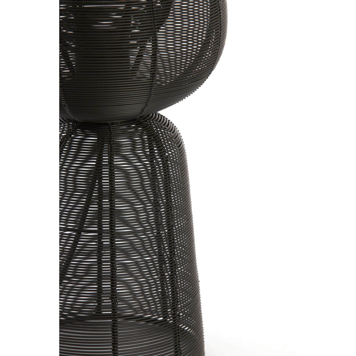 TISCHLAMPE ABOSO Schwarz 18/18/42 cm - Schwarz, Metall (18/18/42cm) - Light & Living
