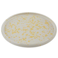 FRÜHSTÜCKSTELLER Boogy Splash - Hellgelb, Keramik (21/21/2.3cm) - Butlers
