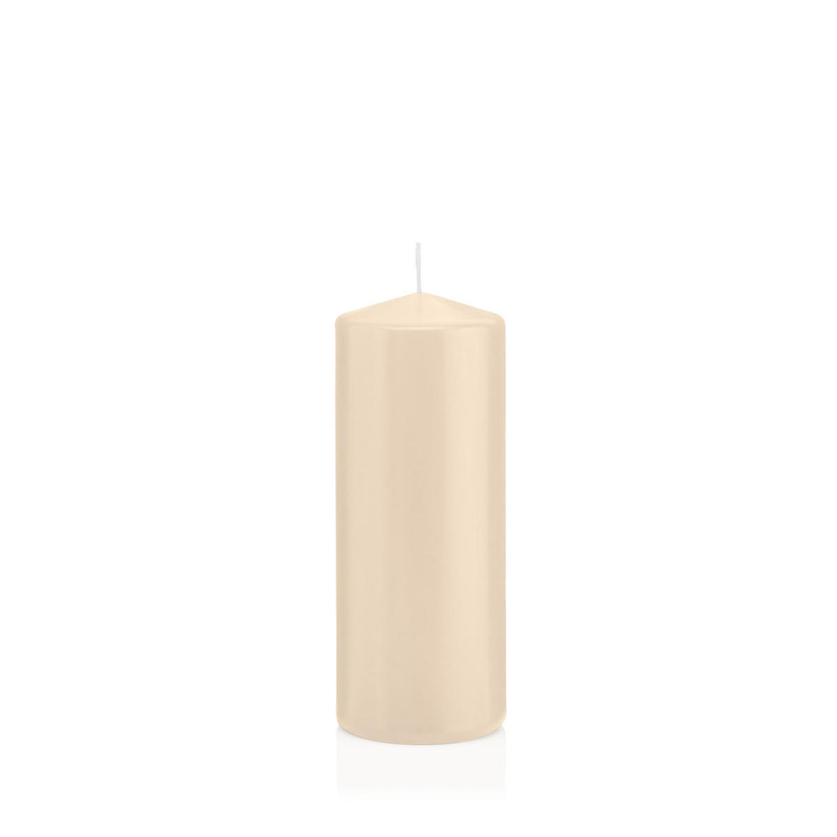 STUMPENKERZEN Creme Ø 58 x 150 mm, 16 Stück - Creme, Paraffin (6/15cm) - Wiedemann Kerzen