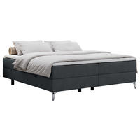 BOXBETT LESS 120/200 Dunkelgrau Struktur - H3 - Dunkelgrau, Holz/Textil (120/200cm) - MKS