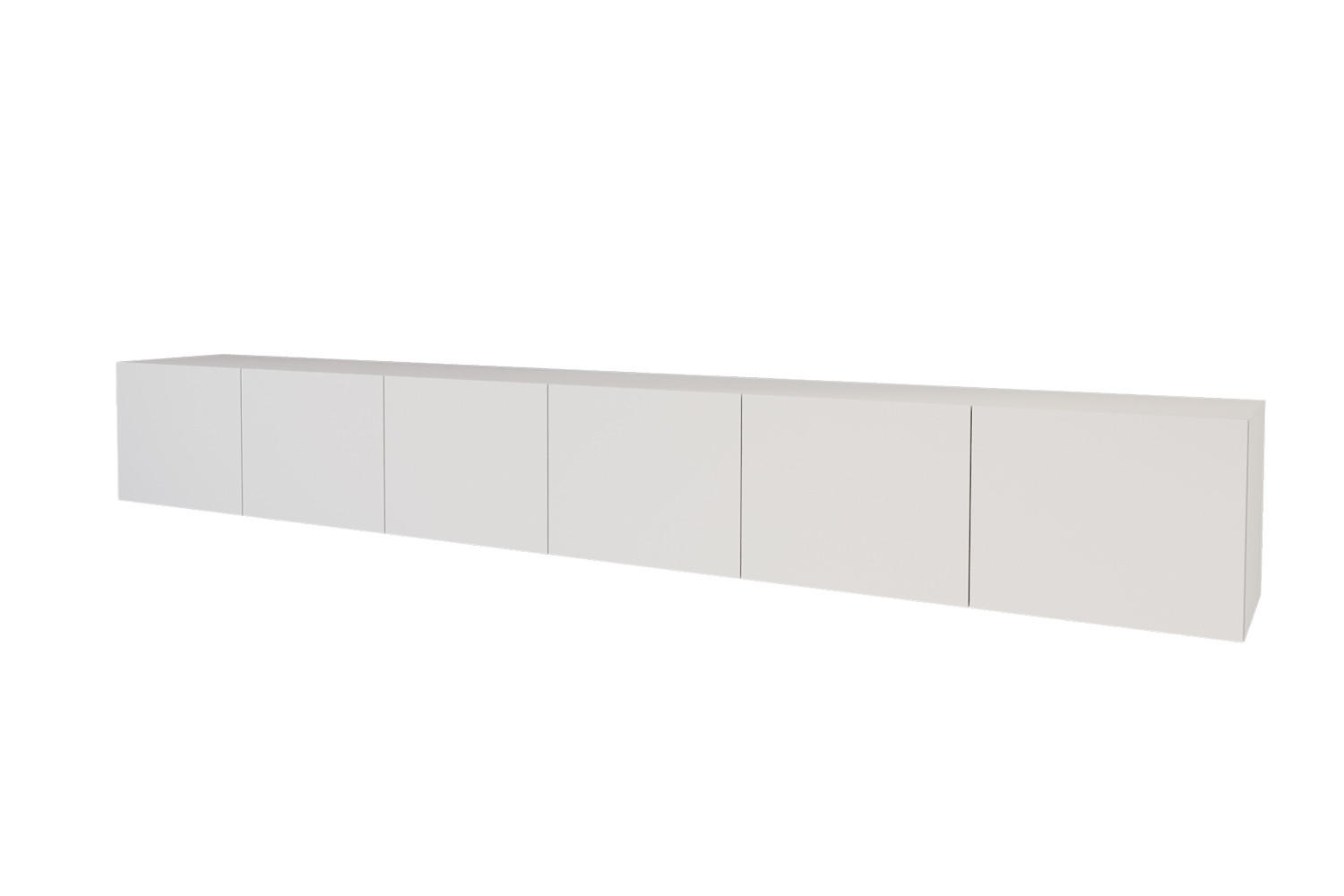 ALTDECOR NÍZKÁ komoda ELIO-W 3x100x40x40 cm – bílá