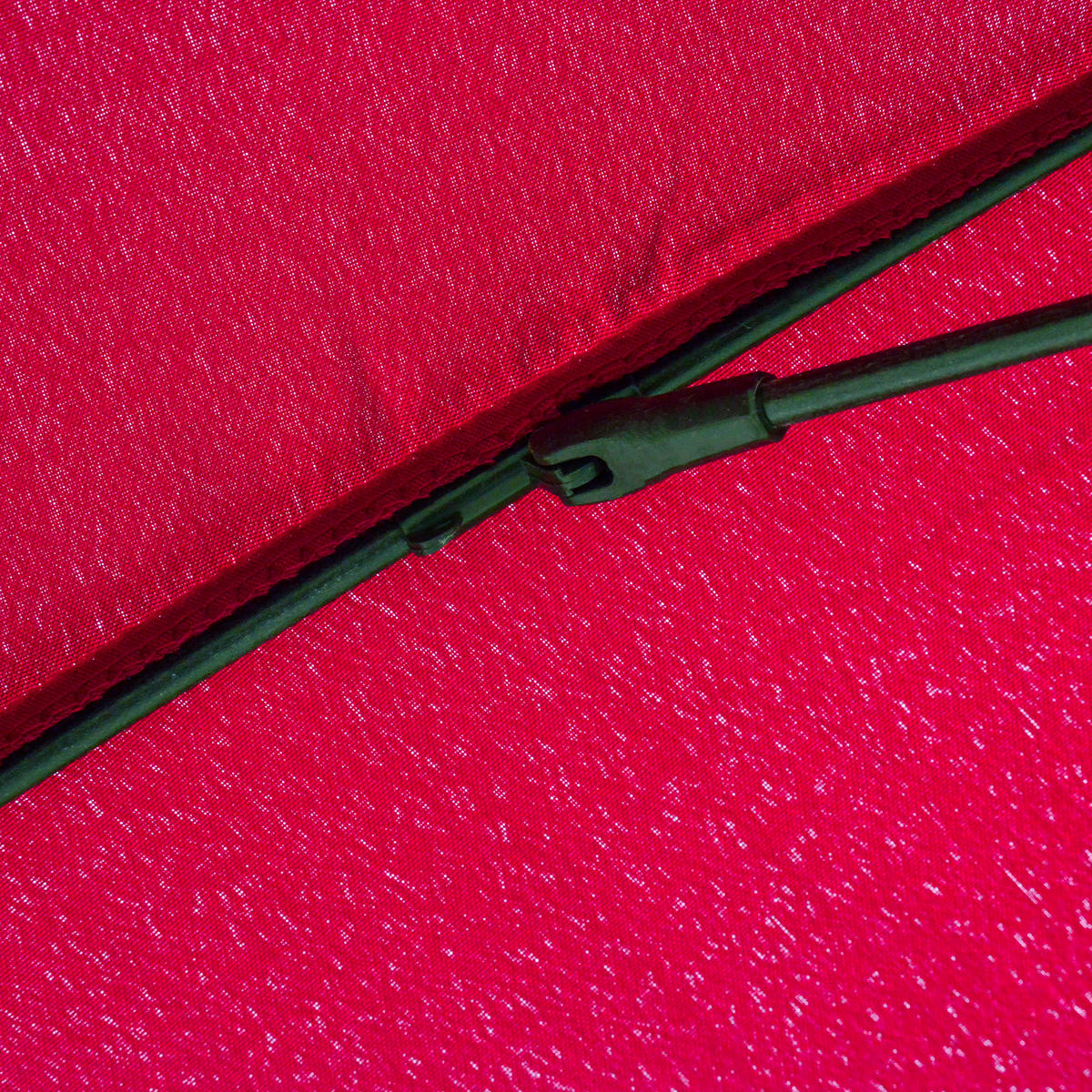 SONNENSCHIRM DE-11407 neigbar, mit Kurbel, 18 Streben Weinrot - Weinrot, Metall (250/250cm) - ComfortXL