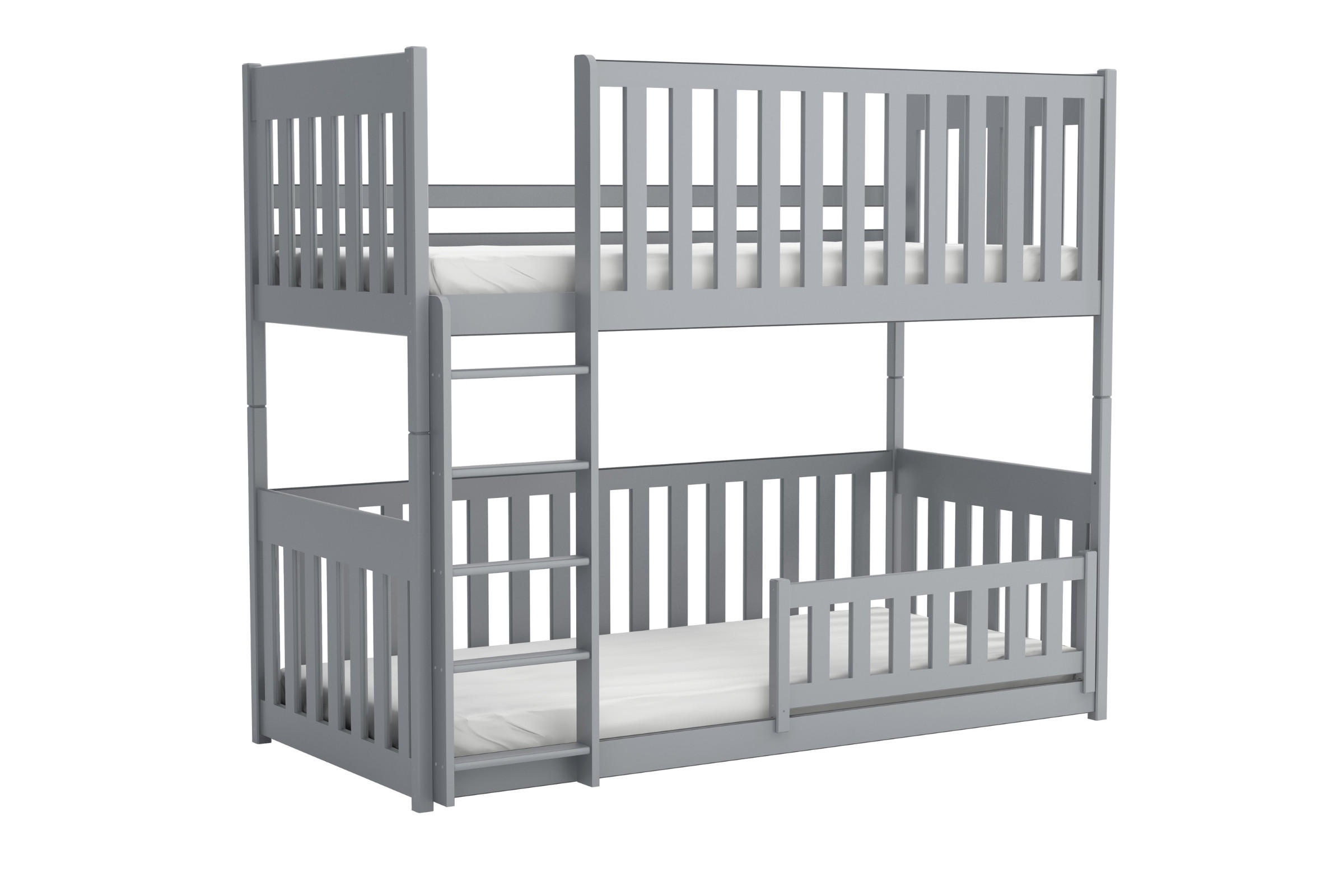 Deine Möbel 24 Etagenbett Grau 90x200 cm