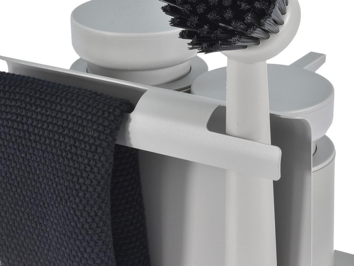 GESCHIRRSPÜLSET Diish grau (5-teilig) - Grau, Metall (12/26/18cm) - Zone Denmark