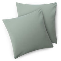 KISSENBEZUG Agneta 50/50 cm, 2er-Set, 100% Baumwolle, Grün - Grün, Textil (50/50cm) - Blumtal